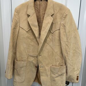 Vintage Brad Whitney Carmel California Corduroy western ranch jacket retro 70’s